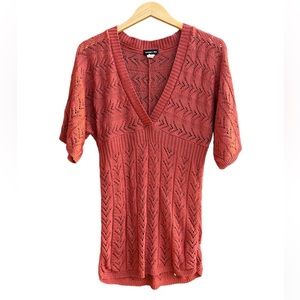 Armand & Alba Women’s Dress Size Small Crochet Orange Summer Vacation Swim